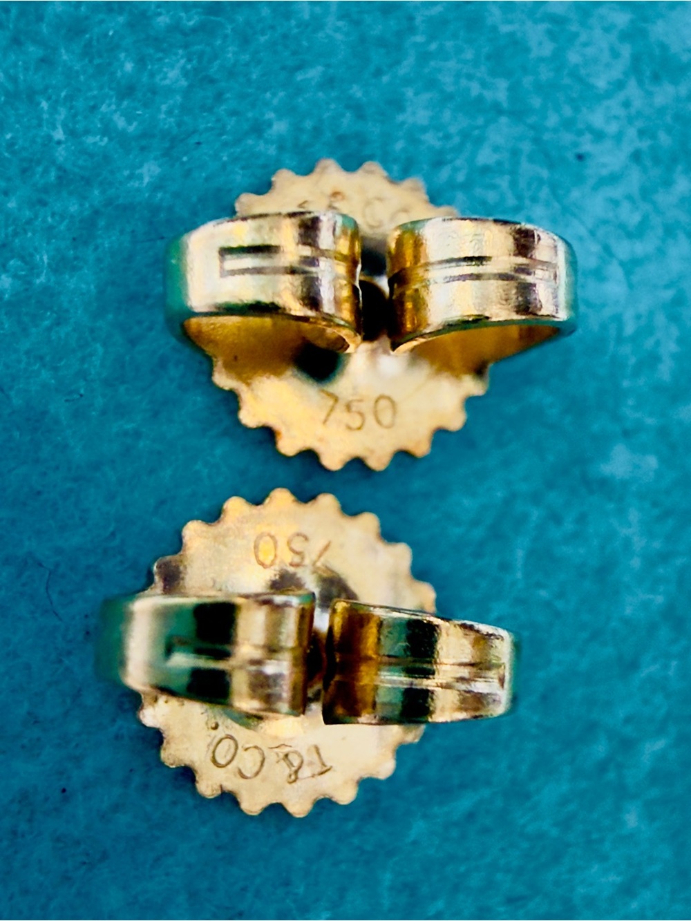 Tiffany & Co. 18K Yellow Gold Mini x Cross Stitch Stud Earrings - Picture 11 of 14